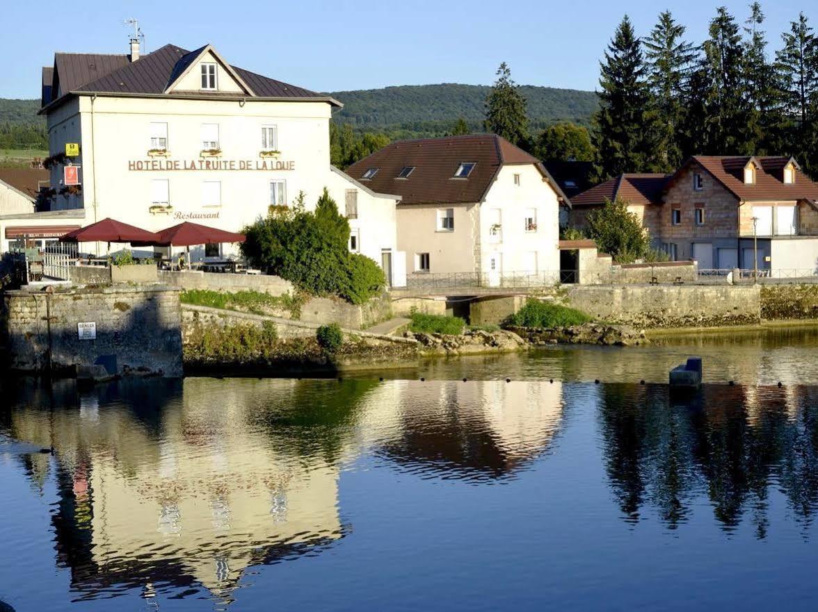 La Truite De La Loue Hotel Quingey Kültér fotó